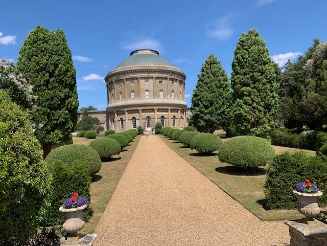 View of Ickworth House from the Italian Garden