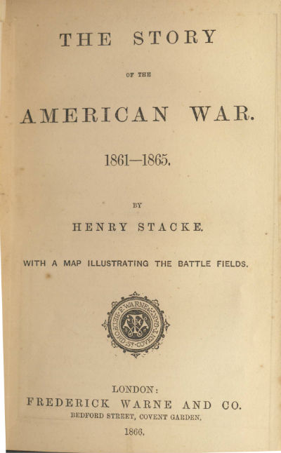 The Story of the American War, 1861-1865