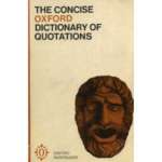 Concise Oxford Dictionary of Quotations