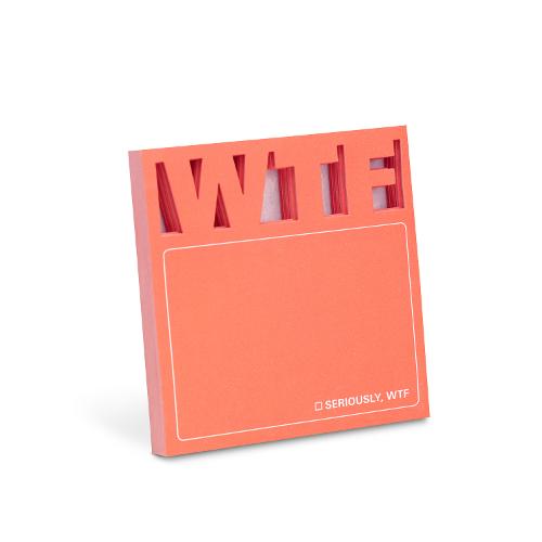 Knock Knock WTF Diecut Sticky Note